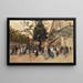 Le boulevard des Capucines - Georges-Émile Carette — framed artwork on a wall