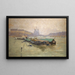 L'Île Saint-Louis and Notre-Dame Views of the Austerlitz Bridge - Georges-Émile Carette — framed artwork on a wall