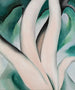 van Bouleaux à l'aube sur le lac George door Georgia O'Keeffe — weergave van het kunstwerk