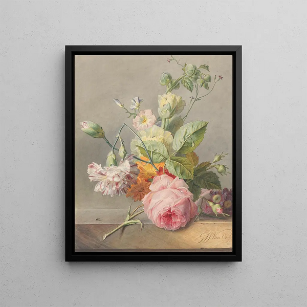 Georgius Jacobus Johannes van Os - Floral Still Life.webp