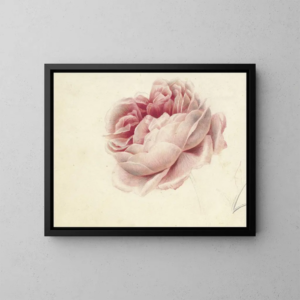 Roses roses - Georgius Jacobus Johannes van Os — framed artwork on a wall