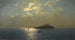 Het Meer van Sevan bij maanlicht - Georgy Zakharovich Bashinzhagyan — weergave van het kunstwerk