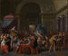 Eneüs bij koningin Dido - Gerard Hoet — weergave van het kunstwerk