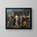 Olympia met de jonge Alexander de Grote aan Aristoteles - Gerard Hoet — ingelijst kunstwerk aan de muur