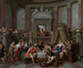 De Banket van Cleopatra - Gerard Hoet — weergave van het kunstwerk