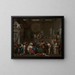 De Dood van Cleopatra - Gerard Hoet — ingelijst kunstwerk aan de muur