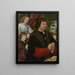 Portret van Lieven van Pottelsberghe - Gerard Horenbout — ingelijst kunstwerk aan de muur