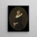 Johanna Bardoel overleden na 1667, echtgenote van Gerard van der Schalcke - Gerard ter Borch — ingelijst kunstwerk aan de muur