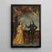 Portret van Guillaume II 1626-1650, prins van Oranje, en van zijn vrouw Marie Stuart 1631-1660 - Gerard van Honthorst — ingelijst kunstwerk aan de muur