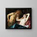 Satyr en Nimf - Gerard van Honthorst — ingelijst kunstwerk aan de muur