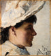 Gerda Ahlborn - Michael Ancher — weergave van het kunstwerk