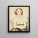 Portret van een jonge vrouw - Gerda Wegener — ingelijst kunstwerk aan de muur