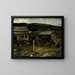 Herfstochtend op de boerderij - Gerhard Munthe — ingelijst kunstwerk aan de muur