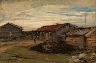 Gerhard Munthe - Country Courtyard.webp