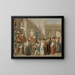 De straten - Duitse school — ingelijst kunstwerk aan de muur