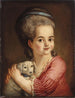 Portret van een meisje - Duitse school — weergave van het kunstwerk
