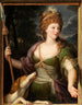 Portret van een dame in Diana - Duitse school — weergave van het kunstwerk