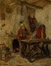 van de Madonnapeinture - Gerolamo Induno — weergave van het kunstwerk