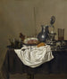 Natuurstudie met ham - Gerret Willemsz Heda — weergave van het kunstwerk