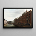 De Gouden Boog van de Herengracht in Amsterdam gezien vanaf het westen - Gerrit Adriaensz Berckheyde — ingelijst kunstwerk aan de muur