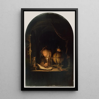 Gerrit Dou - Astronomer by Candlelight.webp