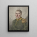 Portret van E. W. G. Bagelaar - Gerrit Jacobus Geusendam | Reproduction — ingelijst kunstwerk aan de muur