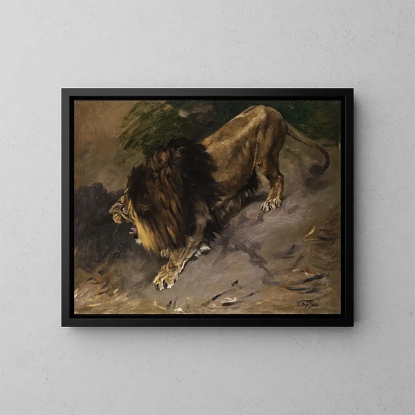 Bright Light Painting - Géza Vastagh — framed artwork on a wall