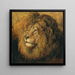 Tête de lion - Geza Vastagh — ingelijst kunstwerk aan de muur