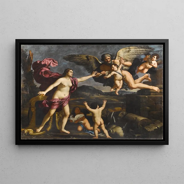 Giacinto Gimignani - Venus Cupido Und Chronos.webp
