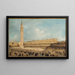 Piazza San Marco in Venice - Giacomo Guardi — framed artwork on a wall