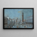 View of Saint Mark's Square - Giacomo Guardi — framed artwork on a wall