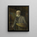 Johannes Gijsbert Vogel 1828–1915 Schilder - Gijsbertus Derksen — ingelijst kunstwerk aan de muur