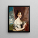 Ann Barry - Gilbert Stuart — ingelijst kunstwerk aan de muur