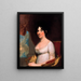 Dolley Payne Madison - Gilbert Stuart — ingelijst kunstwerk aan de muur