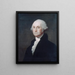 George Washington - Gilbert Stuart — ingelijst kunstwerk aan de muur