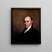 John Quincy Adams - Gilbert Stuart — ingelijst kunstwerk aan de muur