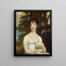 Marie Barry - Gilbert Stuart — ingelijst kunstwerk aan de muur