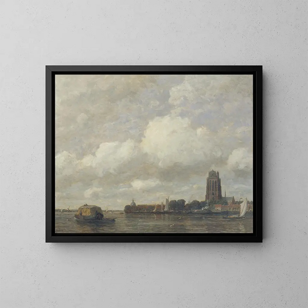Dordrecht - Gilbert von Canal — ingelijst kunstwerk aan de muur