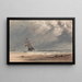 Storm op een kust - Giles Firman Phillips — ingelijst kunstwerk aan de muur