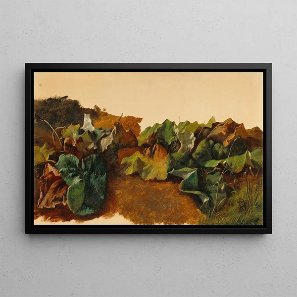GillesFranoisJoseph Closson - Large Butterburr Leaves and Grass.webp