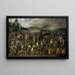 Allégorie des abus par les autorités de l'Église et de l'État - Gillis Mostaert | Reproduction — ingelijst kunstwerk aan de muur