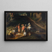 Landschap met de Heilige Familie - Gillis Mostaert — ingelijst kunstwerk aan de muur