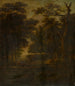 Landschapschilderij met ruiters - Gillis Rombouts — weergave van het kunstwerk