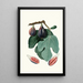 Fig Tree Painting San Piero - Giorgio Gallesio — framed artwork on a wall