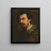 Portret van een man - Giovan Battista Ferrario — ingelijst kunstwerk aan de muur