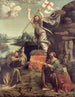 De Opstanding van Christus met Sint Leonard van Noblac en Lucia - Giovanni Antonio Boltraffio — weergave van het kunstwerk