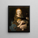 De Maagd met Kind, De Madonna met Roos - Giovanni Antonio Boltraffio — ingelijst kunstwerk aan de muur