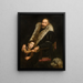 Portret van een heer en een kind met een hond - Giovanni Antonio Fasolo — ingelijst kunstwerk aan de muur