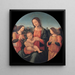 van Madonna met Kind en engelen - Giovanni Antonio Sogliani — ingelijst kunstwerk aan de muur