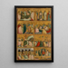 Scènes de la vie du Christ - Giovanni Baronzio — ingelijst kunstwerk aan de muur